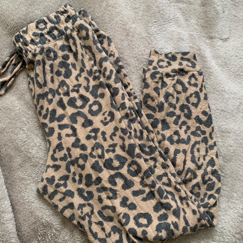 Cheetah Print Joggers
